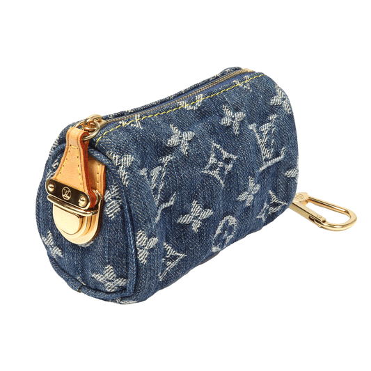 Louis Vuitton Monogram Denim Speedy PM Pouch M95082