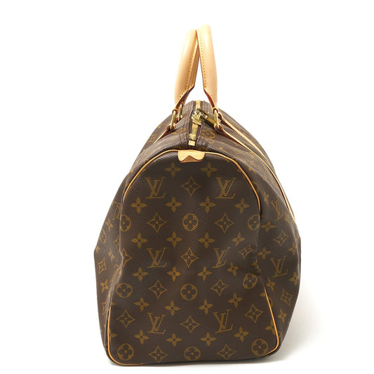 Louis Vuitton Monogram Leather Keepall 45 Bag
