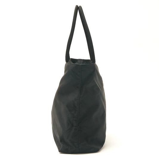 Prada Nylon Handbag Black Silver Hardware