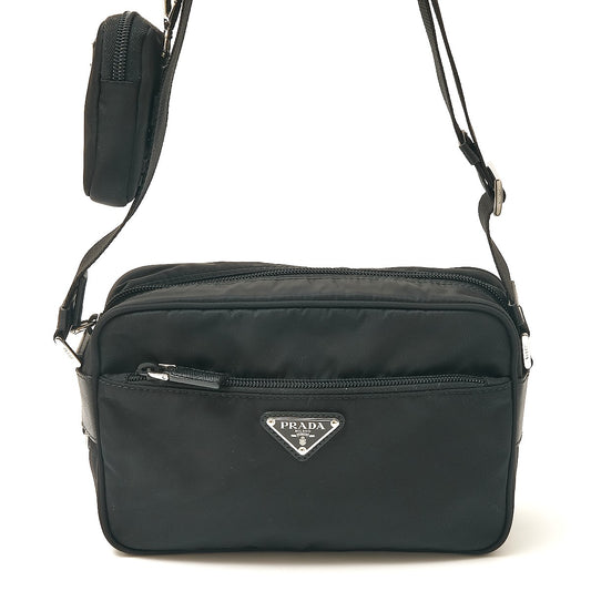 Prada Re-Nylon Crossbody Bag Black