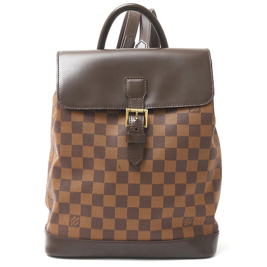 Louis Vuitton Damier Ebene Leather Backpack N51132