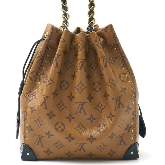 Louis Vuitton Noe Trunk Monogram Reverse Leather Shoulder Bag