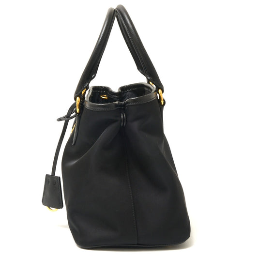 Prada Nylon Saffiano Leather 2WAY Shoulder Bag
