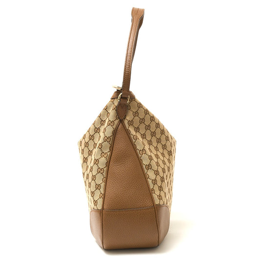 Gucci GG Canvas Leather Shoulder Bag