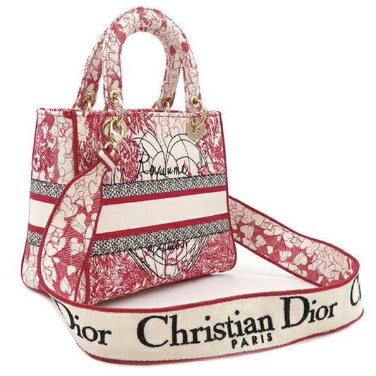 Christian Dior Canvas D-Light Tote Bag