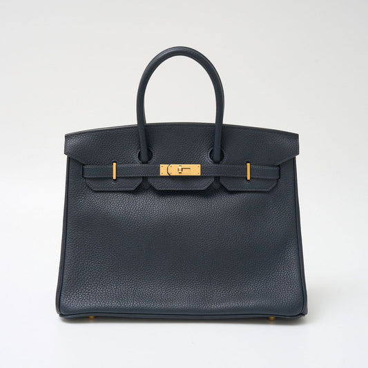 Hermes Birkin 35 Togo Leather Handbag