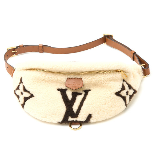 Louis Vuitton Monogram Shearling Leather Bum Bag