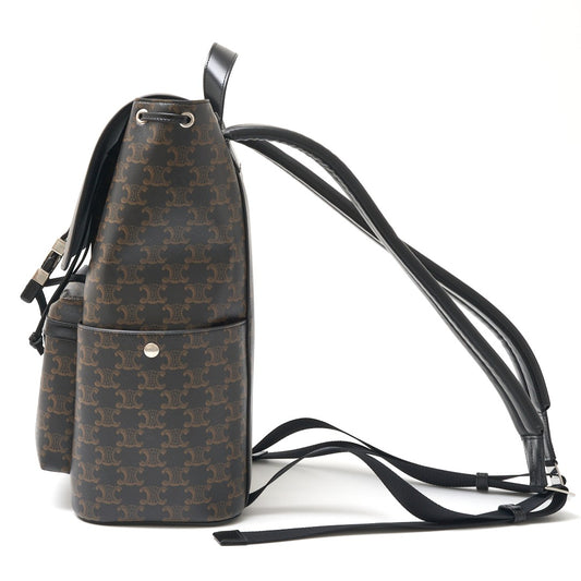 Celine Triomphe Calfskin Backpack Black