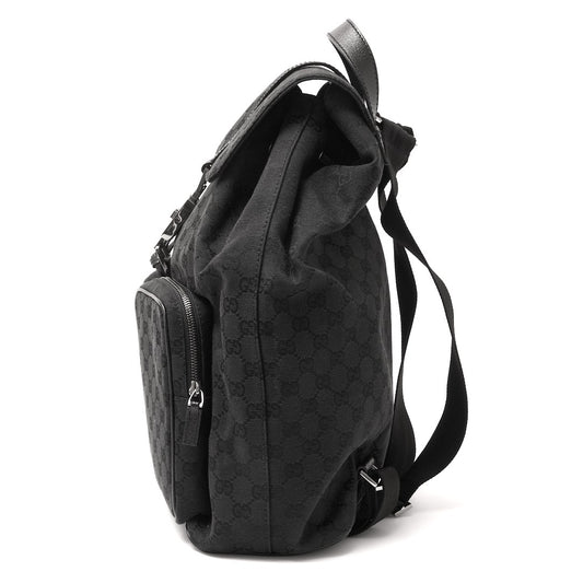 Gucci Jackie GG Canvas Leather Backpack