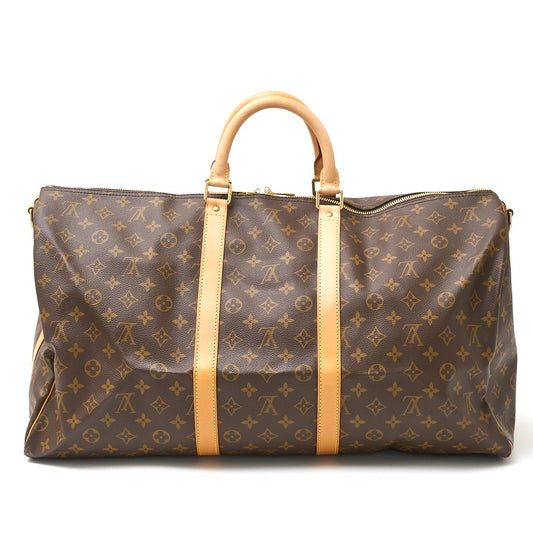 Louis Vuitton Monogram Canvas Keepall Bandouliere 55 Bag
