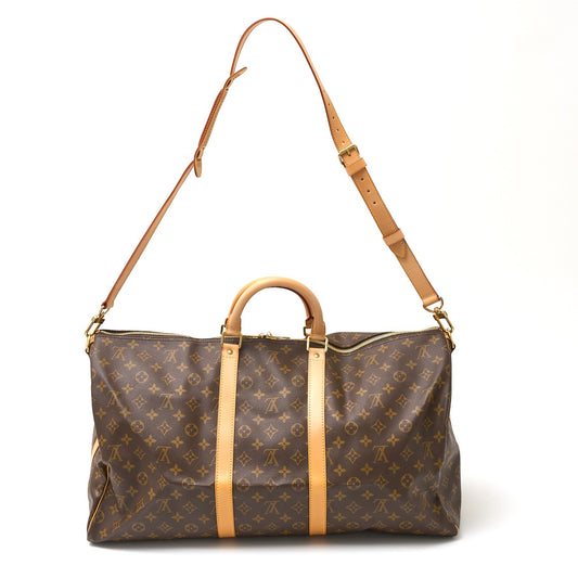 Louis Vuitton Monogram Canvas Keepall Bandouliere 55 Bag