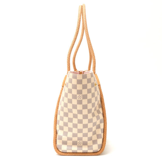 Louis Vuitton Damier Azur Leather Tote N44027