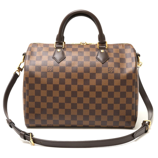 Louis Vuitton Damier Ebene Speedy Bandouliere 30 Bag