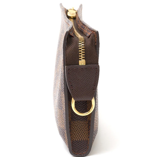 Louis Vuitton Damier Ebene Leather Bucket Pouch