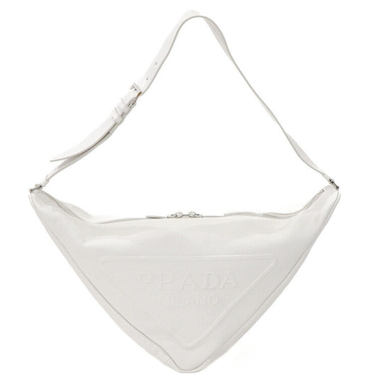 Prada Triangle Vitello Daino Leather Crossbody Bag