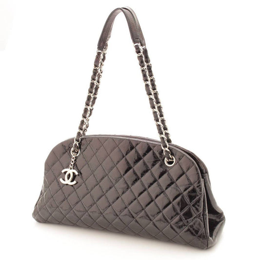 Chanel Leather Mademoiselle Bowling Shoulder Bag