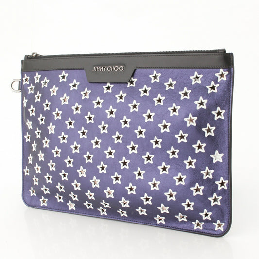 Jimmy Choo DEREK Star Punching Clutch Bag
