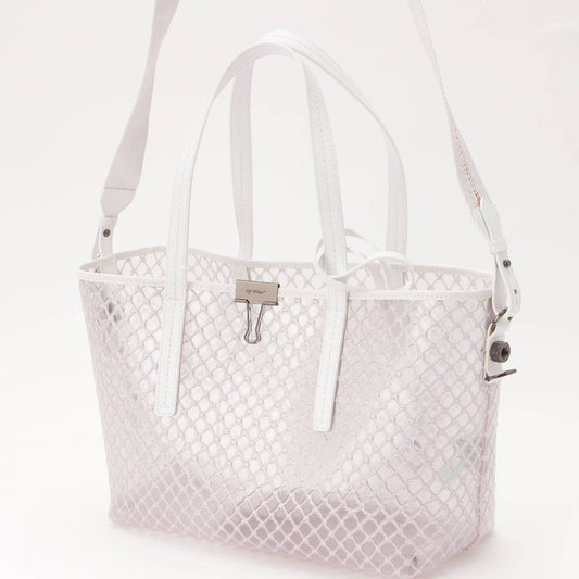 Off-White PVC Clear Tote Bag