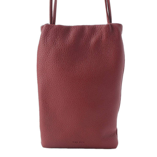 The Row Leather Double Shoulder Phone Case