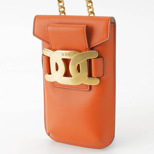 Tod's Leather Kate Chain Phone Holder