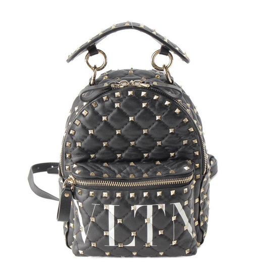 Valentino Leather Rockstud Stencil Backpack