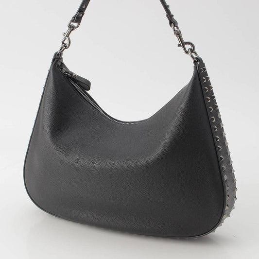Valentino Rockstuds Leather 2way Hobo Bag