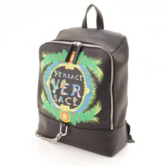 Versace Medusa Chain Leather Backpack