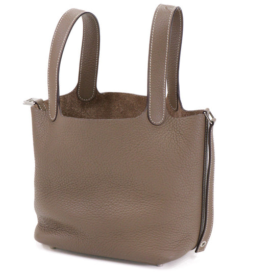 Hermes Picotin Lock PM Leather Tote Bag