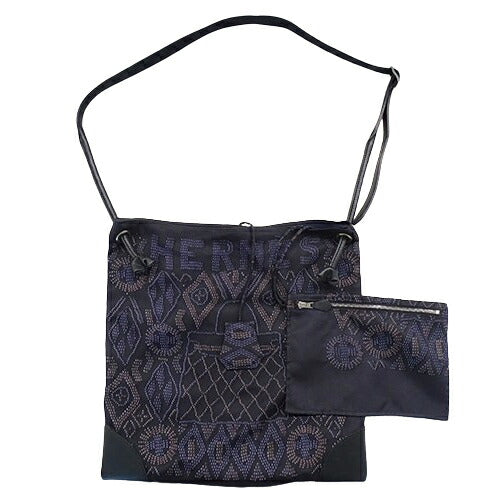 Hermes Silk Vaux Balennia Shoulder Bag