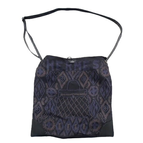 Hermes Silk Vaux Balennia Shoulder Bag