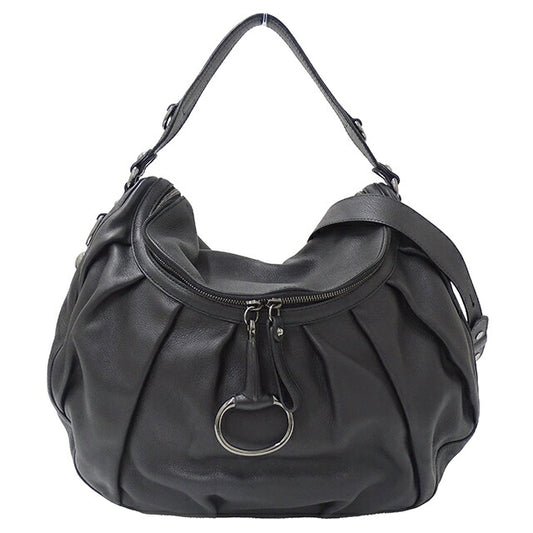 Gucci Leather Women's 2way Handbag Black