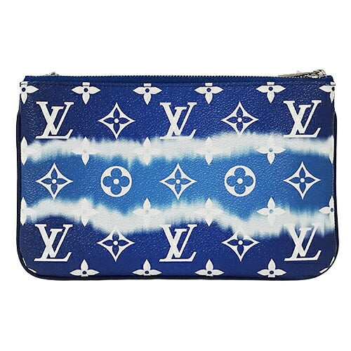 Louis Vuitton Monogram Canvas Shoulder Bag Pochette Double Zip M69124
