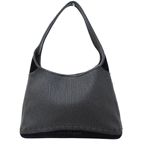 Salvatore Ferragamo Leather Suede Shoulder Bag