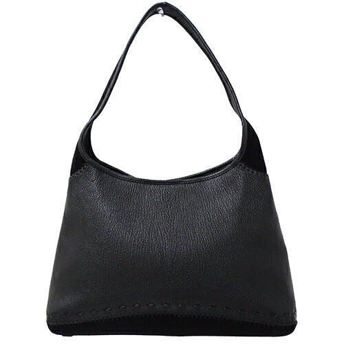 Salvatore Ferragamo Leather Suede Shoulder Bag