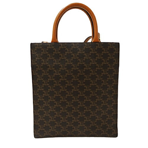 Celine Triomphe Handbag Dark Brown