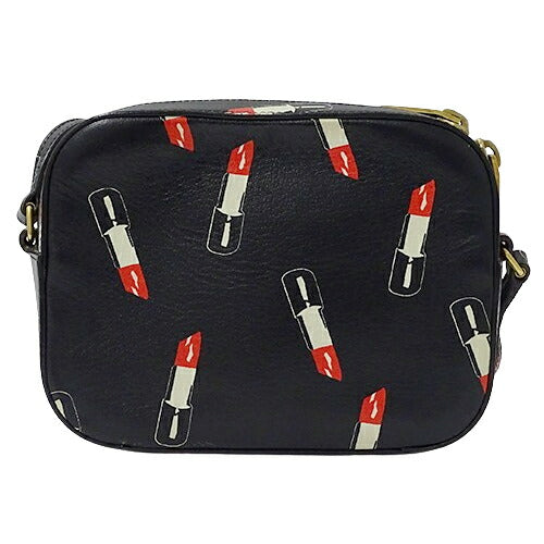 Yves Saint Laurent Leather Shoulder Bag Black