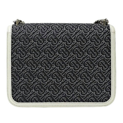 Burberry Leather Women's Shoulder Bag TB Monogram