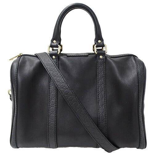 Gucci Leather Women's 2way Handbag Black