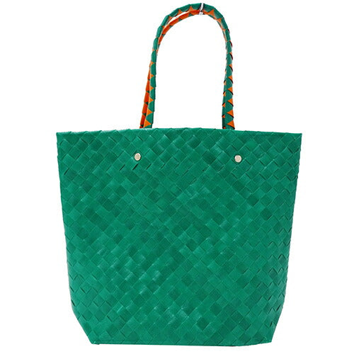 Marni Women's Tote Bag Green Flower Basket
