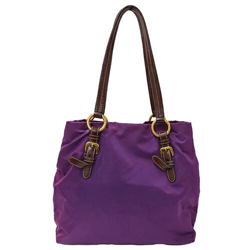 Prada Nylon Tote Bag Purple