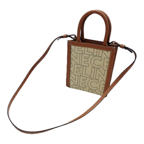 Celine Canvas Leather 2way Handbag