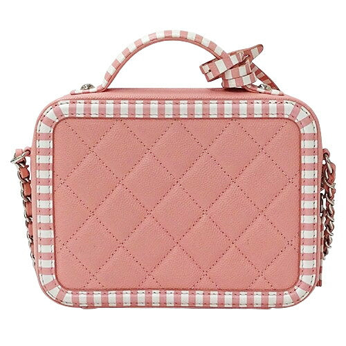 Chanel CC Filigree Grain Calfskin Bag