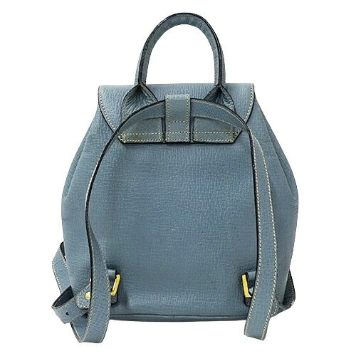Loewe Leather Backpack Light Blue