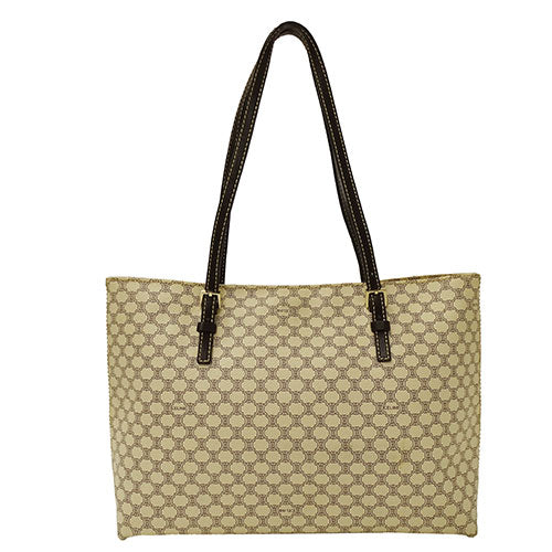 Celine Macadam Ivory Tote Bag