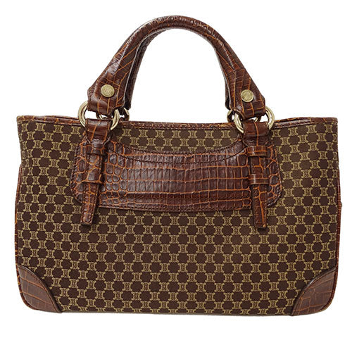 Celine Canvas Leather Boogie Bag