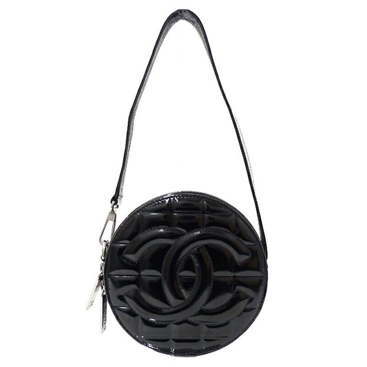 Chanel Patent Leather Matelasse Handbag