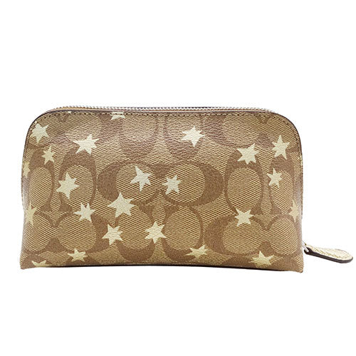 Coach Signature Brown Pouch F37551