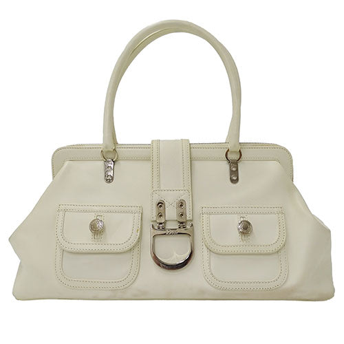Dior Leather Handbag White