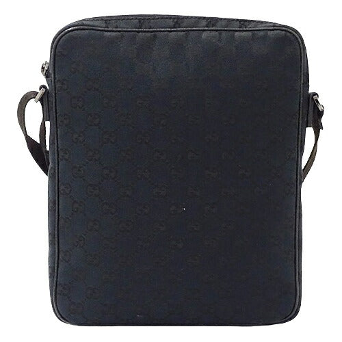 Gucci GG Canvas Shoulder Bag Black 92551