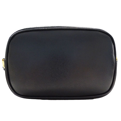 Salvatore Ferragamo Leather Shoulder Bag Black